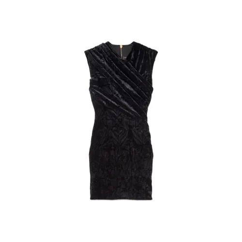 VERSACE Черные Женские Платья без рукавов