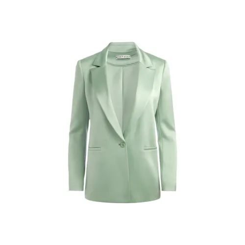 ALICE+OLIVIA Бизнес-костюм женский шалфейно-зеленый