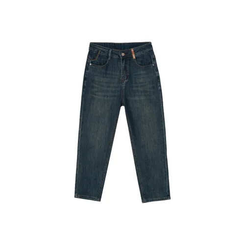 FAWENXIANGZI Джинсы Женские Синие