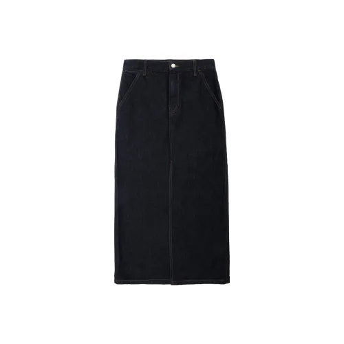 Helmut Lang Индиго Женские Джинсовые Длинные Юбки