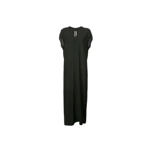RICK OWENS Black Женские Короткие Платья с Рукавами
