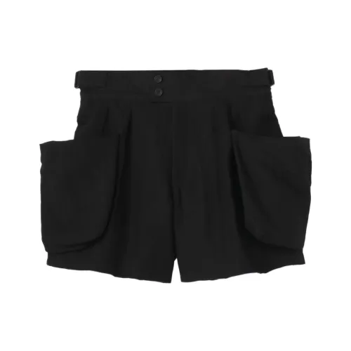 Yohji Yamamoto Черные Повседневные Шорты для Женщин