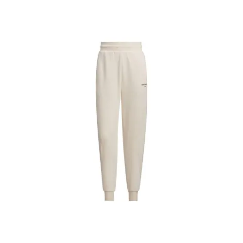 Adidas Вязаные Спортивные Штаны Женские Бежевые