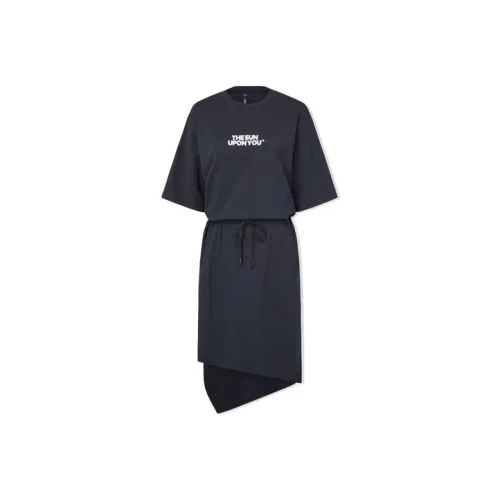 UPON PRO SS22 Юбка-линия Платье Черное