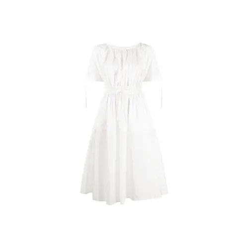 Moncler Короткий рукав Платье Женское Белое