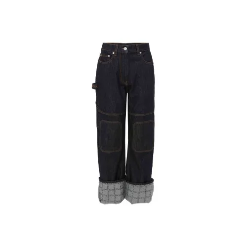 JW Anderson Женские джинсы черного цвета
