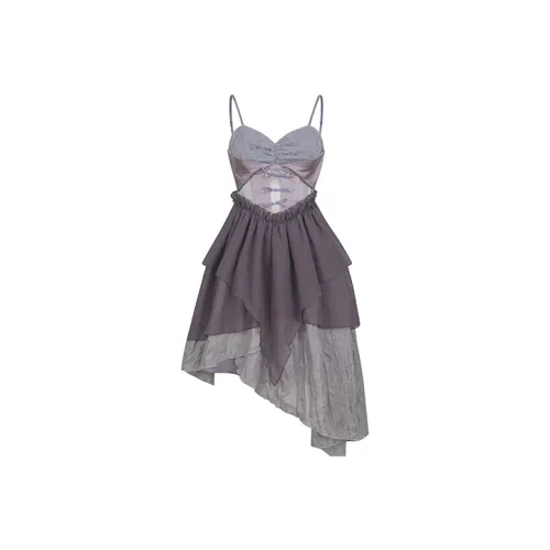 WooHa Платье-камзол Фиолетово-серый