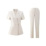 Apricot Business Suit + Pants  
Абрикосовый деловой костюм + брюки