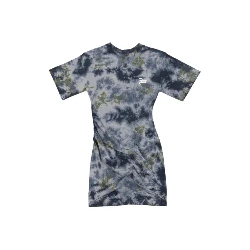 Patta SS24 Короткий рукав Платье Женское Лаймово-серый