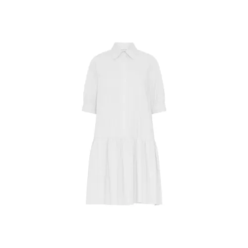 Marella Короткий рукав Платье Женское Белое