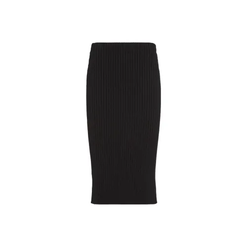 PRADA Черные Женские Вязаные Длинные Юбки