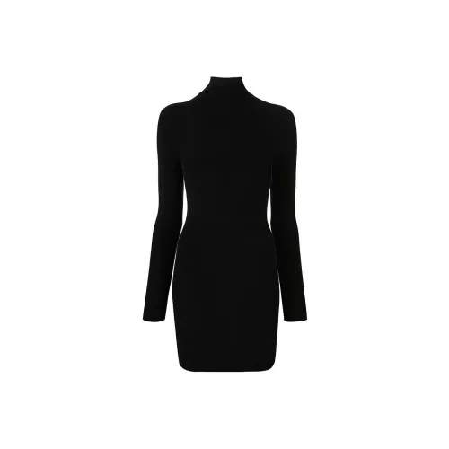 alexander wang Black Женские Длинные Рукава Платья