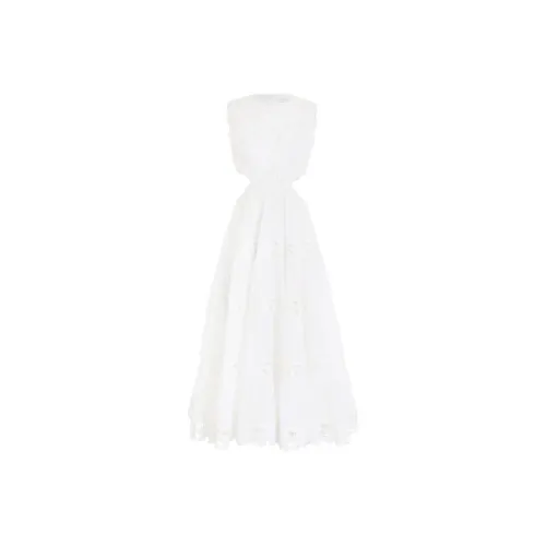 Zimmermann Без рукавов Платье Женское Белое