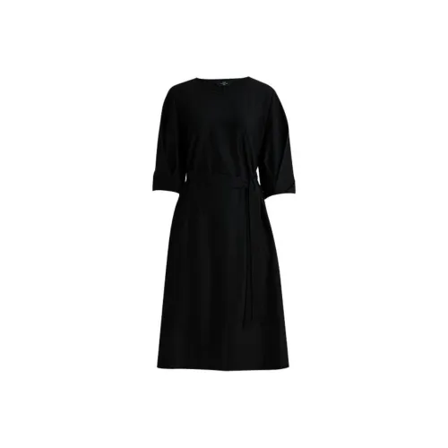 AUM Black Женские Короткие Платья с Рукавами