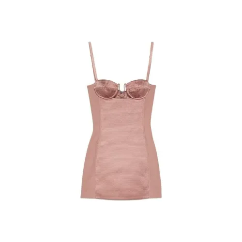 GUCCI FW22 Без рукавов Платье Женское Розовое