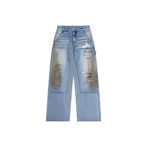 CALLED BACK Синие Женские Джинсы