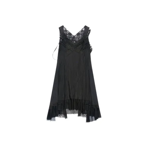 Balenciaga SS22 Без рукавов Платье Женское Черное
