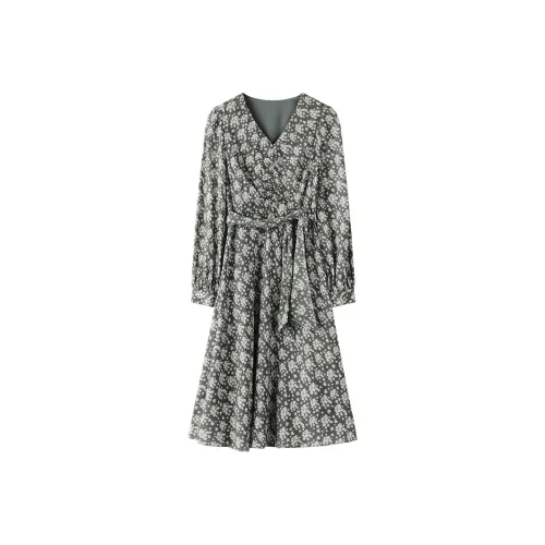 THE SEA LIFE Рубашка-платье мерцающего зеленого цвета