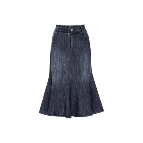 Miaou GAUDI Юбка Denim Long Skirt Женская Blue