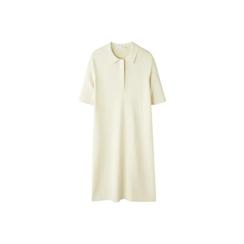 HLA Короткое платье с короткими рукавами женское