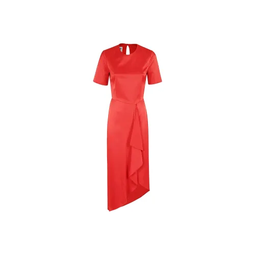 MOSCHINO Короткий рукав Платье Женское Красное