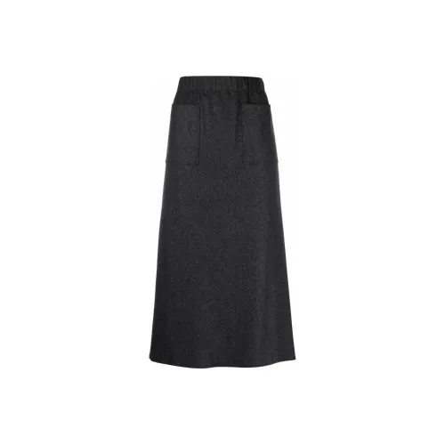 Alysi KNIT Длинная Юбка Женская Серого цвета