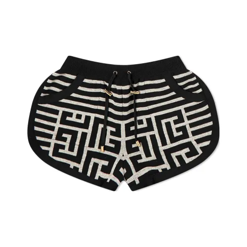 BALMAIN Черные Женские Повседневные Шорты