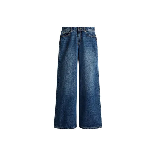 H&M Джинсовый синий Женские джинсы
