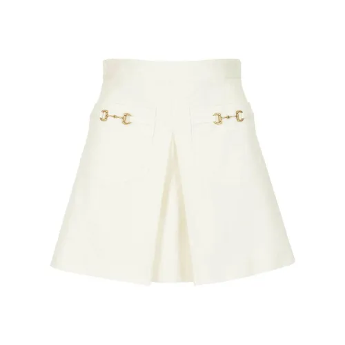 GUCCI FW22 Повседневные шорты Женские Белые