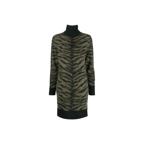 MICHAEL KORS FW22 Длинное платье с длинными рукавами женское