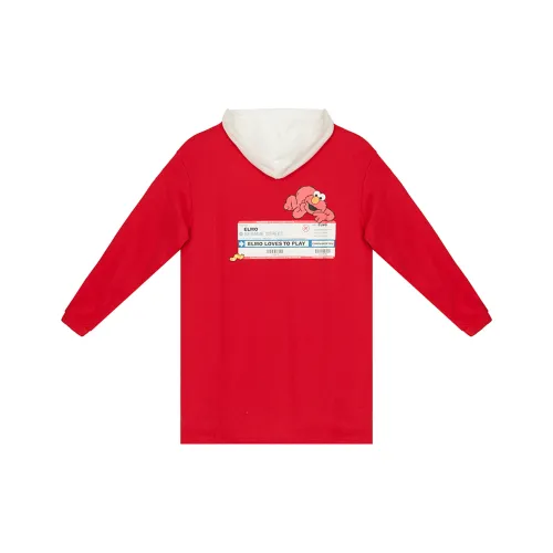 SESAME STREET Свитшот Платье Красный