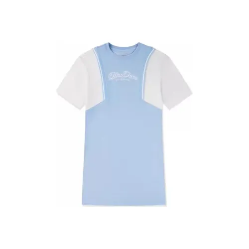 QIAODAN Dry Короткий рукав Платье Женское Вода Заливо Синий Джордан Белый