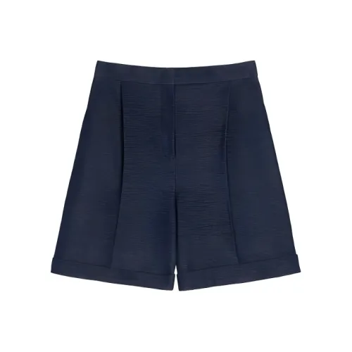 MaxMara Повседневные шорты женские морского синего цвета