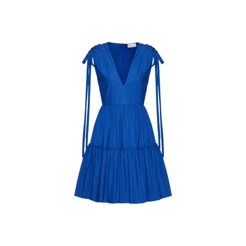 RED VALENTINO SS23 Без рукавов Платье Женское Синее