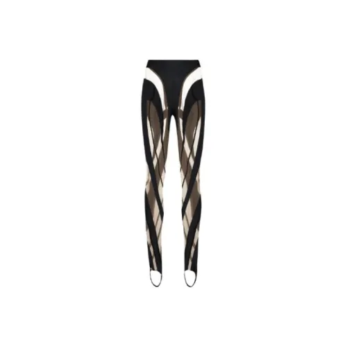 Mugler Черные Женские Леггинсы
