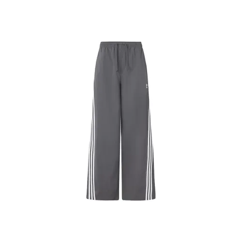 Adidas Originals Track Ovsz Вязаные Спортивные Штаны Женские Темно-Серые