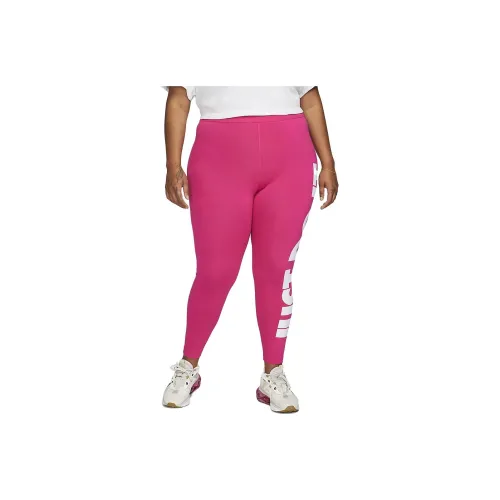 nike Sportswear Essentials series Леггинсы Женские Розовый Красный