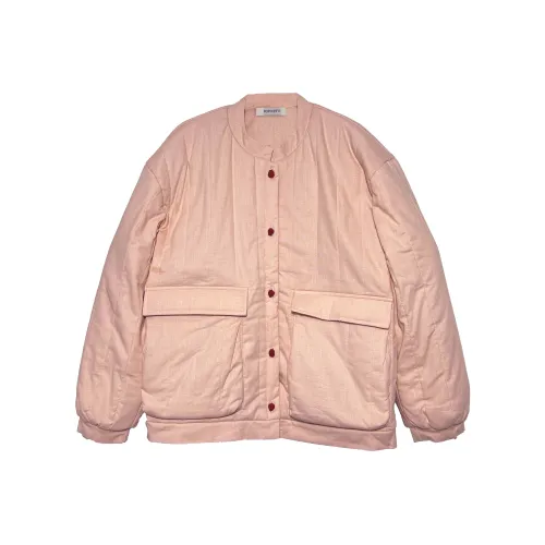 POPO.INFO Хлопковый пуховик женский розовый