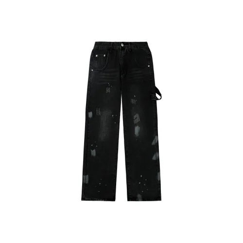 LBPC Черные Унисекс Джинсы