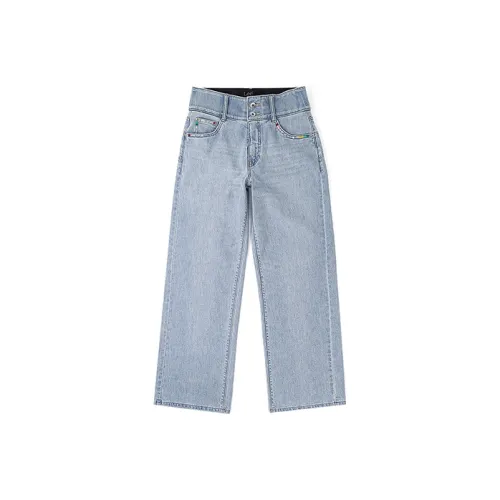Lee Светло-синие Женские Джинсы