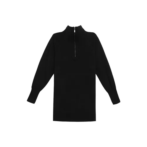 PAPERLLL Прямое платье элегантное черное