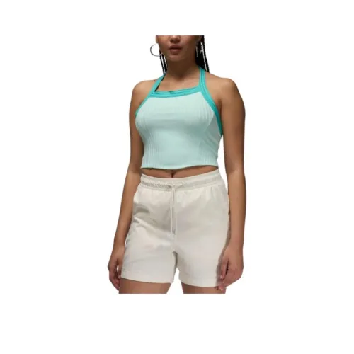 Джордан POOLSIDE SS25 Топ на бретелях Женские Ледяной House Промытый Циановый Моющийся Циановый