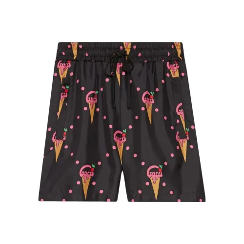 GUCCI Повседневные шорты Женские Черные