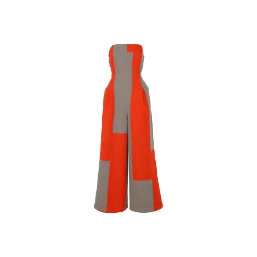 ISSEY MIYAKE Серый красный Женские Комбинезоны