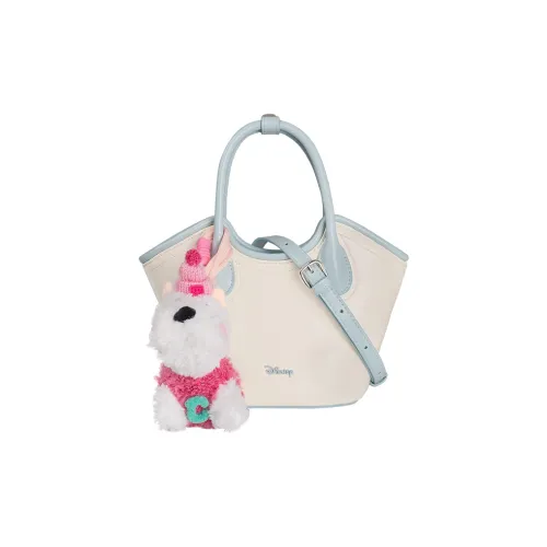 Disney Вощеная кожа Сумка Обычный Женская Белый Синий