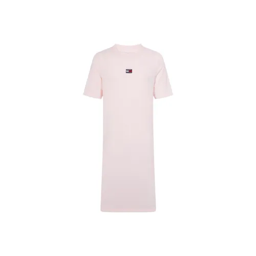 Tommy Hilfiger Light Pink TJ9 Женские Короткие Платья с Рукавами