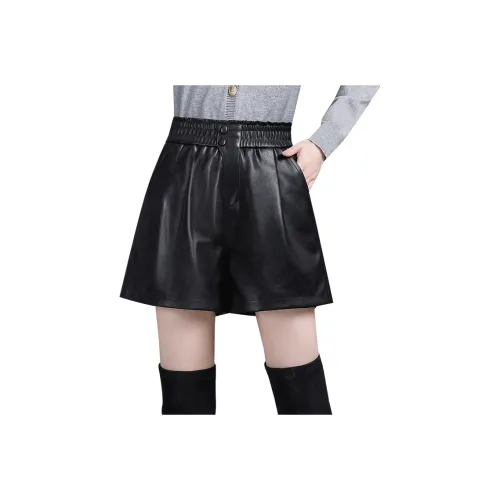 Cypress House Повседневные шорты Женские Черные