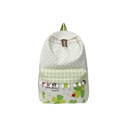 Homeboisportclub Композитная ткань Рюкзак Унисекс Белый Зеленый