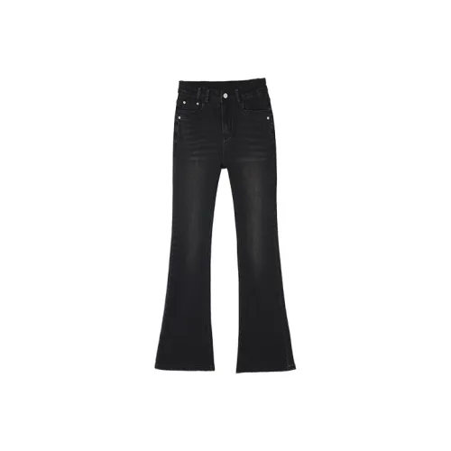 HIPPIEMISS Черные Женские Джинсы