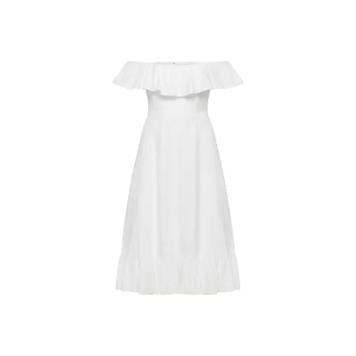 ARITZIA WILFRED Marmion Linen Dress Короткий рукав Платье Женское Белое White